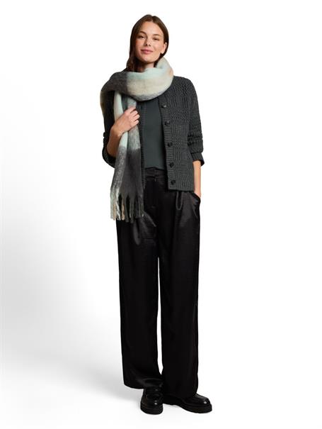 Cardigan mit Wollanteil dark olive melange
