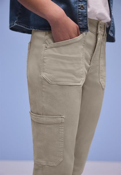 Cargo Jeans beige washed