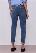 Cargo Jeans medium blue wash