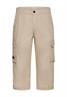 Cargo-Shorts aus reiner Baumwolle light beige