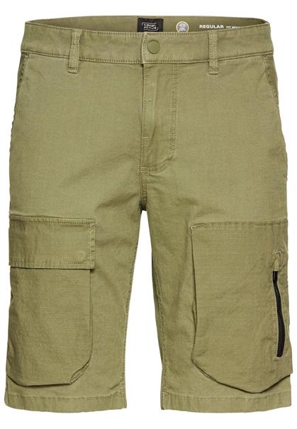 Cargo Shorts mit Ripstop-Kontrast dusty khaki