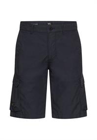 Cargoshorts aus reiner Baumwolle dark navy, minimal p