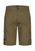 Cargoshorts aus reiner Baumwolle deep olive, minimal