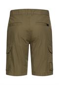 Cargoshorts aus reiner Baumwolle deep olive, minimal