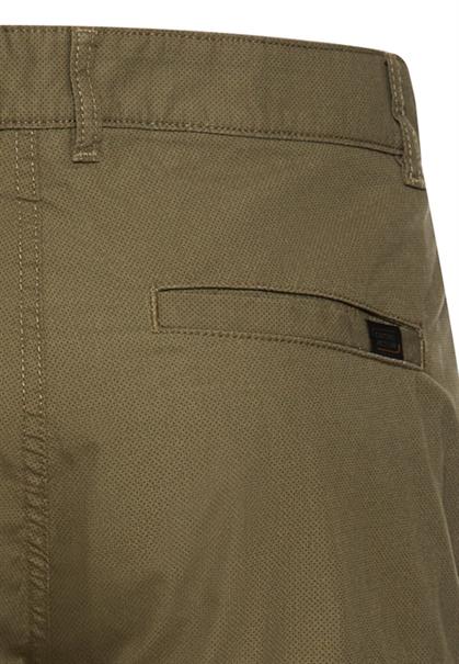 Cargoshorts aus reiner Baumwolle deep olive, minimal