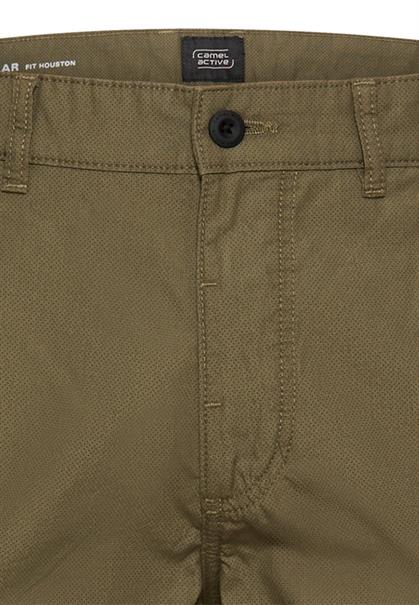 Cargoshorts aus reiner Baumwolle deep olive, minimal