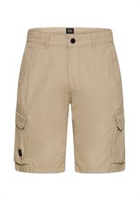 Cargoshorts aus reiner Baumwolle light beige, minimal