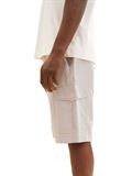 Cargoshorts mit Gürtel desert fawn white chambray