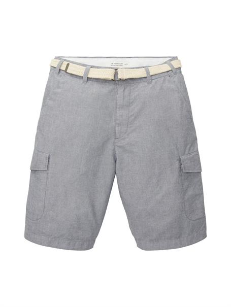 Cargoshorts mit Gürtel navy chambray