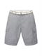 Cargoshorts mit Gürtel navy chambray