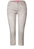 Casual Fit 3/4 Jeans light stone sand washed