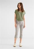 Casual Fit 3/4 Jeans light stone sand washed