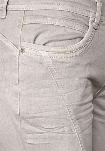 Casual Fit 3/4 Jeans light stone sand washed