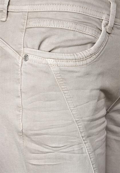 Casual Fit 3/4 Jeans light stone sand washed
