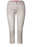 Casual Fit 3/4 Jeans light stone sand washed