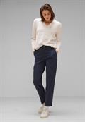 Casual Fit Chino Hose deep blue