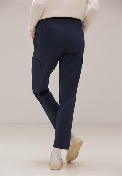 Casual Fit Chino Hose deep blue