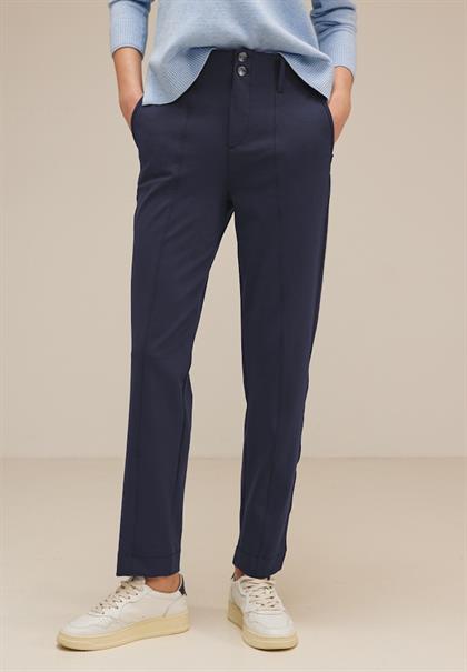 Casual Fit Chinohose deep blue