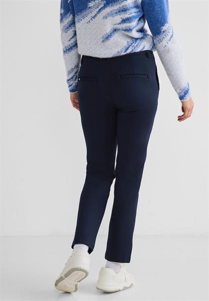 Casual Fit Chinohose deep blue