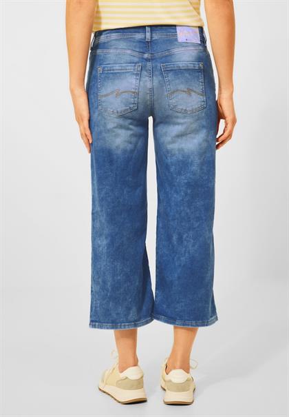 Casual Fit Culotte Jeans brilliant indigo wash