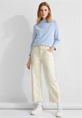 Casual Fit Culotte Jeans soft ecru washed