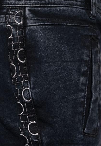 Casual Fit Denim blue black random wash
