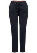 Casual Fit Hose in Unifarbe deep blue