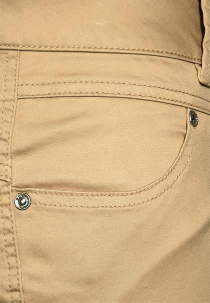 Casual Fit Hose in Unifarbe light safari sand