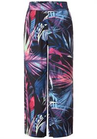 Casual Fit Hose mit Print carbon grey