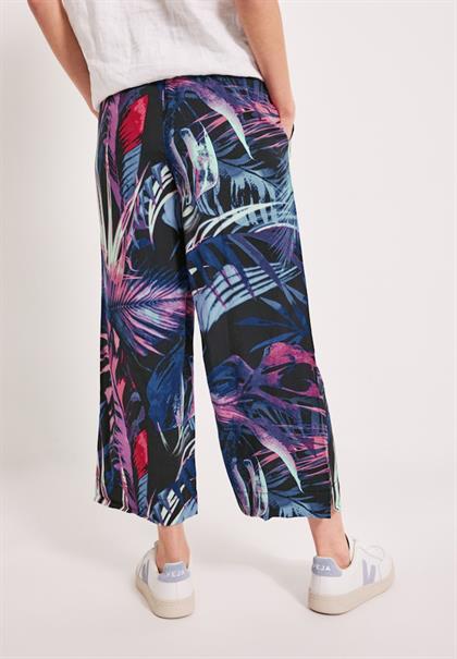 Casual Fit Hose mit Print carbon grey