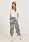 Casual Fit Hose mit Print easy khaki