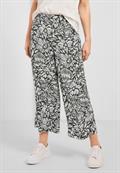 Casual Fit Hose mit Print easy khaki