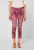 Casual Fit Hose mit Print floral aop washed