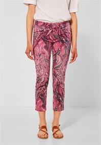 Casual Fit Hose mit Print floral aop washed