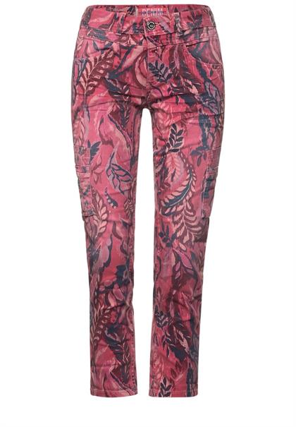 Casual Fit Hose mit Print floral aop washed