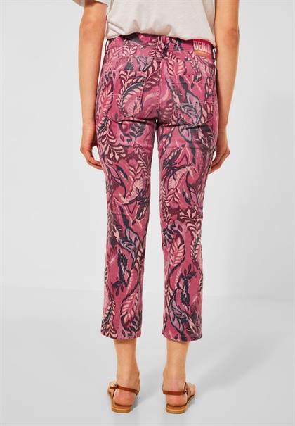 Casual Fit Hose mit Print floral aop washed