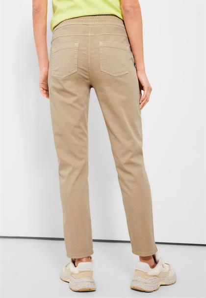 Casual Fit Hose mit Stretch authentic beige