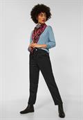 Casual Fit Hose mit Stretch black