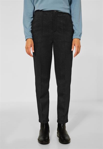 Casual Fit Hose mit Stretch black