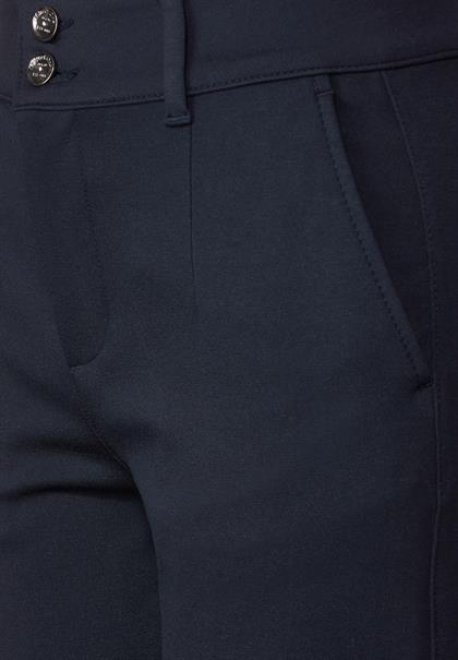 Casual Fit Hose mit Stretch deep blue