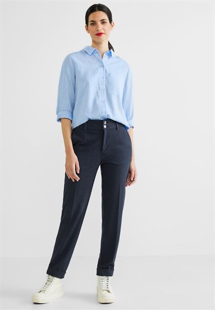 Casual Fit Hose mit Stretch deep blue