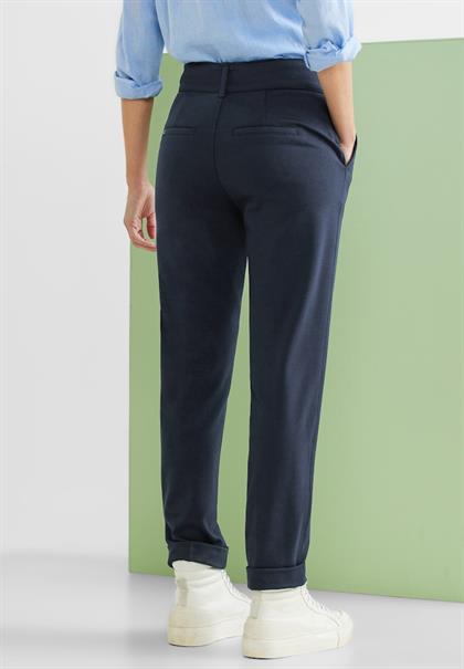 Casual Fit Hose mit Stretch deep blue