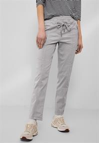Casual Fit Hose mit Stretch real grey