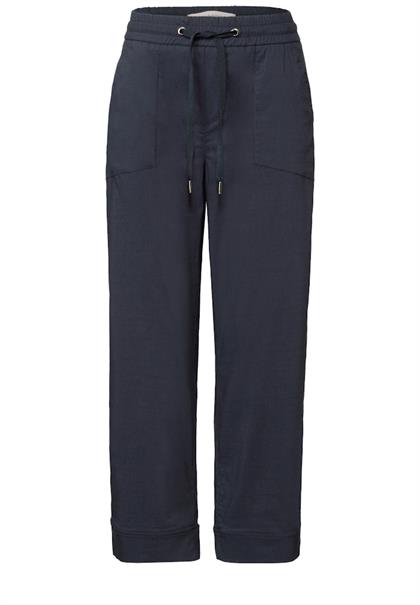 Casual Fit Hose mit Turn-Up deepwater blue