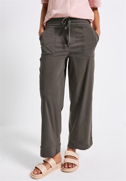 Casual Fit Hose mit Turn-Up nomad brown