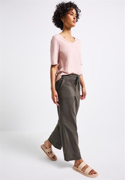 Casual Fit Hose mit Turn-Up nomad brown