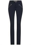Casual Fit Hose mit Zipper dark vintage blue