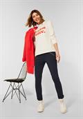 Casual Fit Hose mit Zipper dark vintage blue
