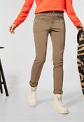 Casual Fit Hose mit Zipper nu sand