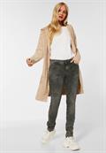 Casual Fit Hose mocca overdye black wash